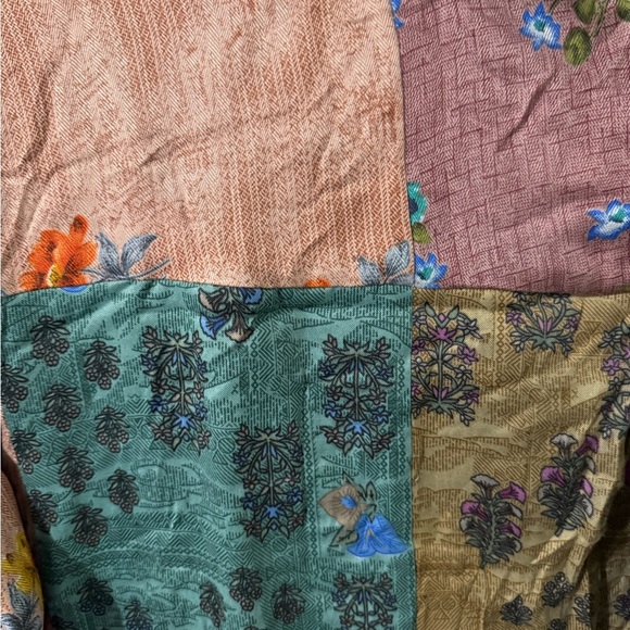 New Sacred Threads patchwork floral jacket coat as S/M - Picture 5 of 5